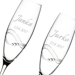 Desire svadobné poháre - šampanské