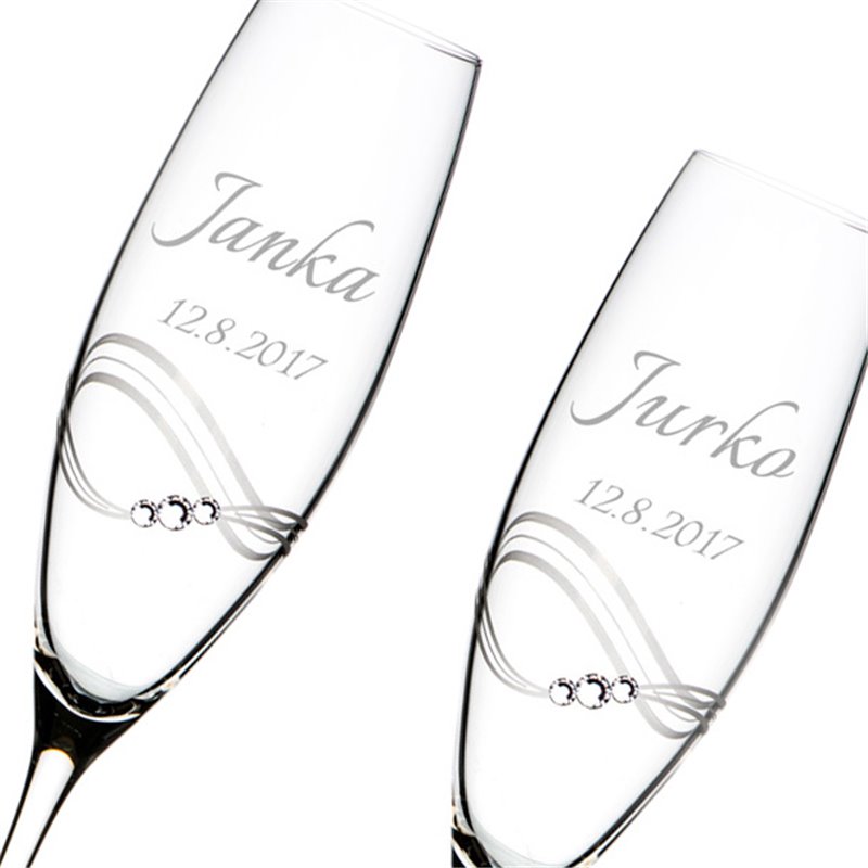 Desire svadobné poháre - šampanské