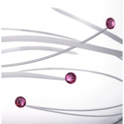 Spiral víno s ružovými Swarovski kamienkami - vlastné gravírovanie