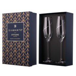 Silhouette poháre na šampanské a prosecco - 2 poháre