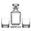 Hladký trojdielny whisky set