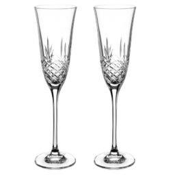 brúsené poháre na šampanské