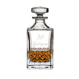 Gravírovaná whisky fľaša